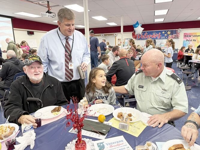 Saluting service: Penn Cambria Middle School students celebrate veterans near and far